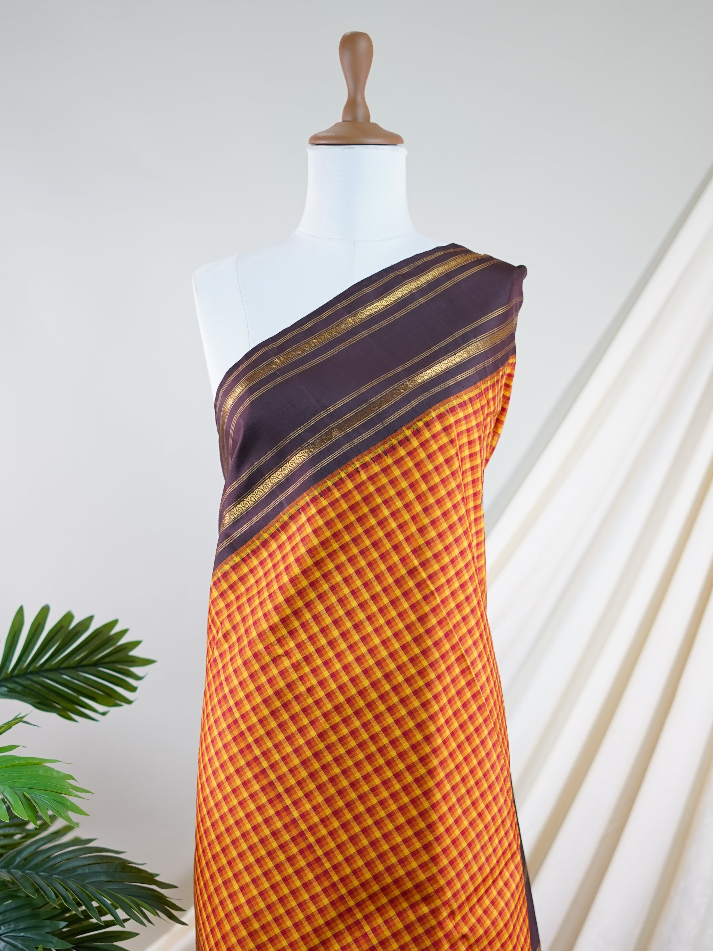 Kanchipuram Silk Multi 100% Pure Silk  - Manoranjitham Weaves - Handloom Store