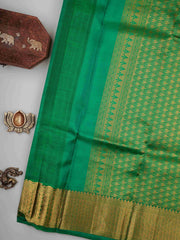 Kanchipuram Silk Pink 100% Pure Silk  Manoranjitham Weaves - Handloom Store