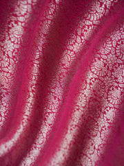 Kanchipuram Silk Magenta 100% Pure Silk  Manoranjitham Weaves - Handloom Store