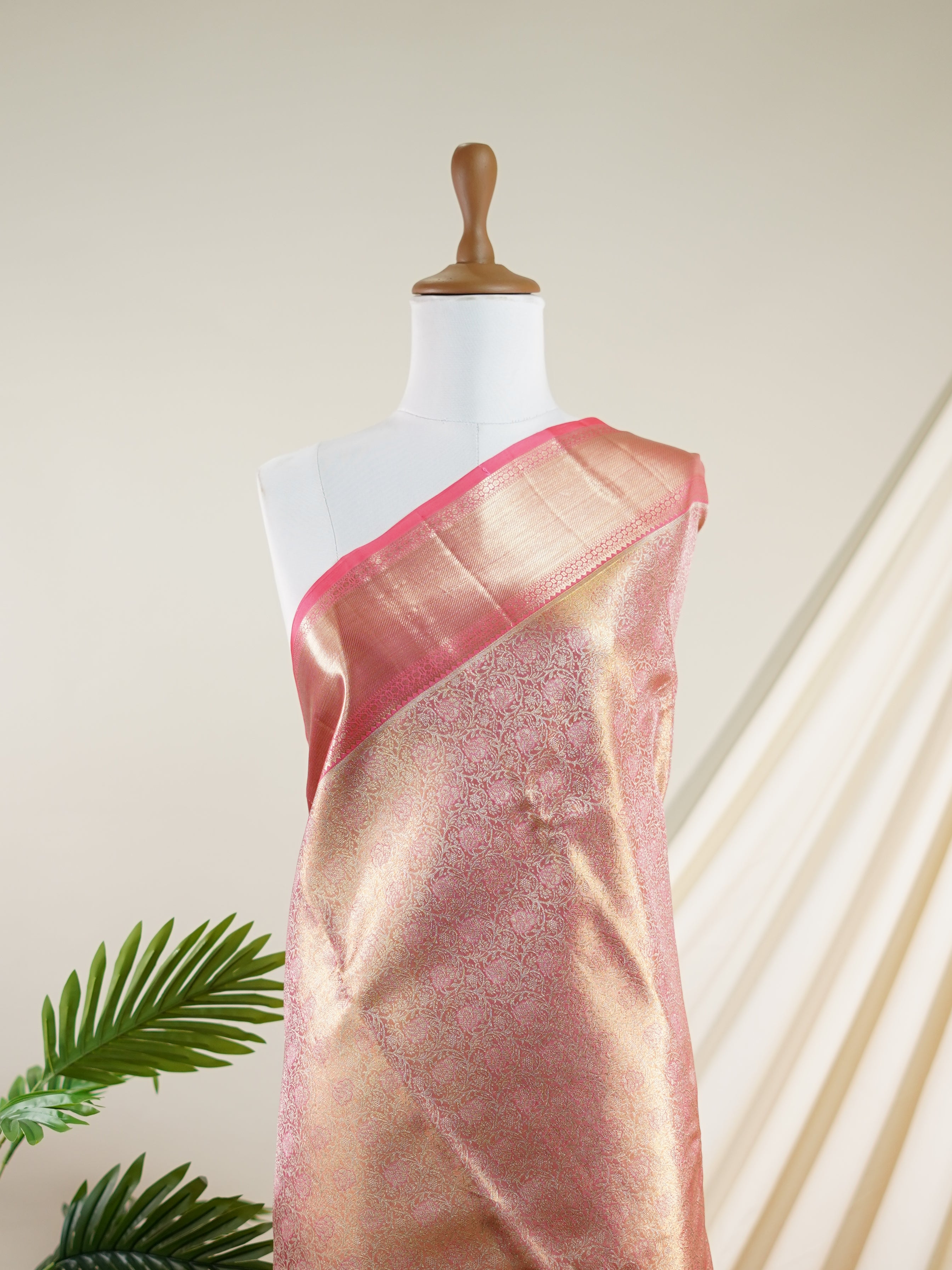Kanchipuram Silk  100% Pure Silk  - Manoranjitham Weaves - Handloom Store