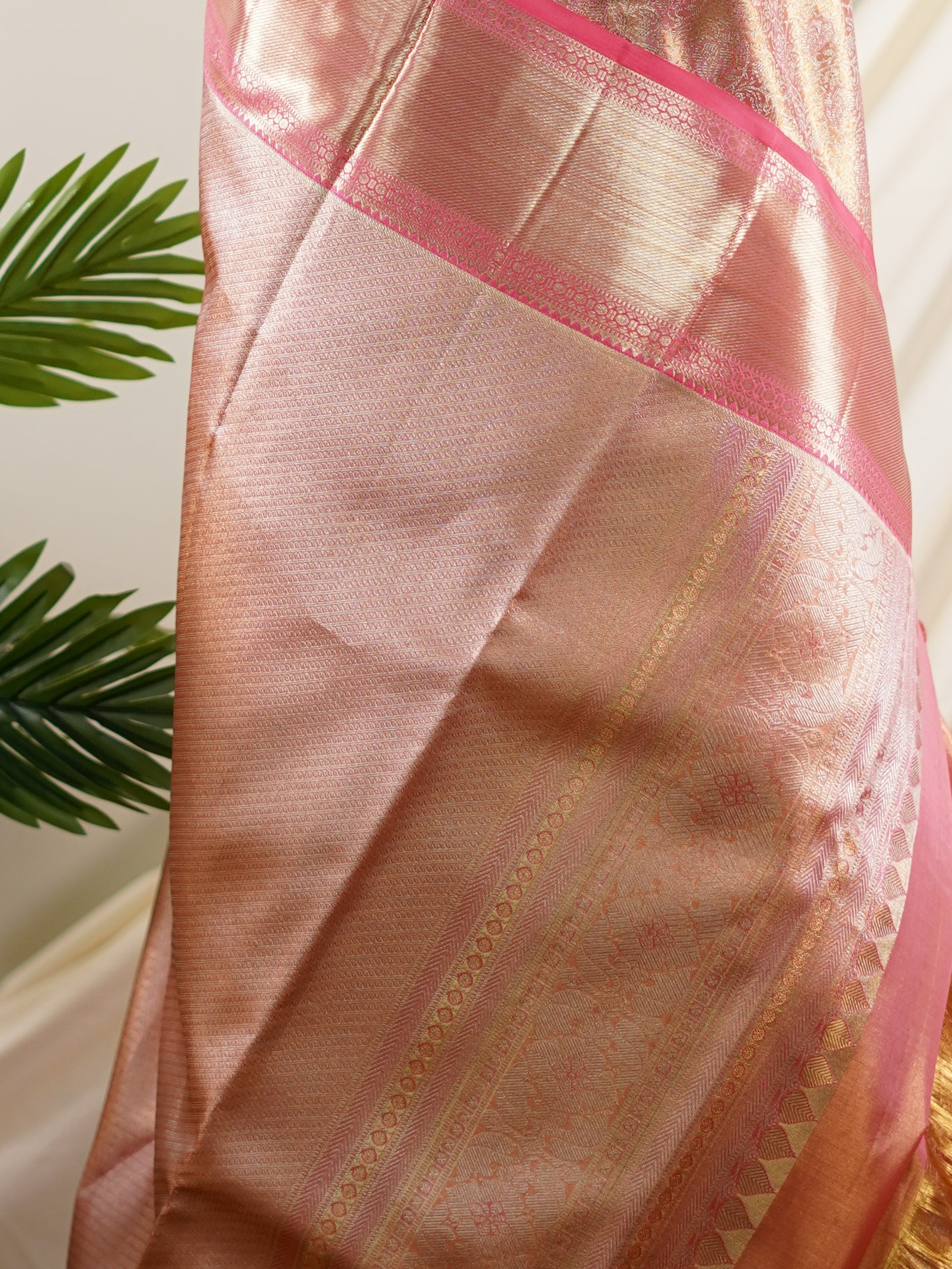 Kanchipuram Silk  100% Pure Silk  - Manoranjitham Weaves - Handloom Store