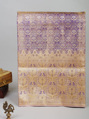 Kanchipuram Silk Lavender 100% Pure Silk  Manoranjitham Weaves - Handloom Store