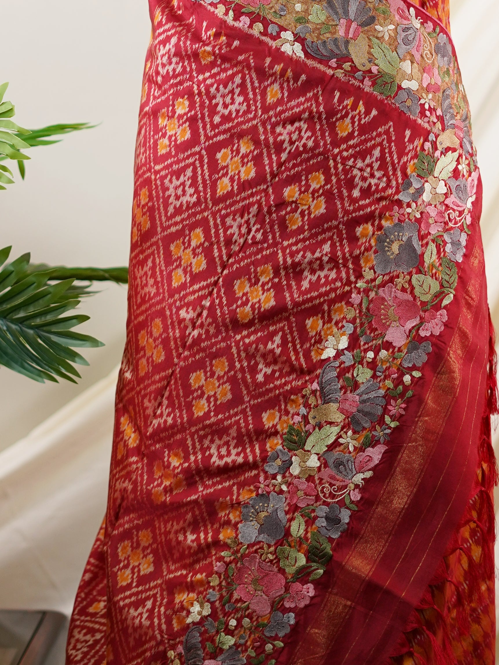 Gadwal Silk  100% Pure Silk  - Manoranjitham Weaves - Handloom Store