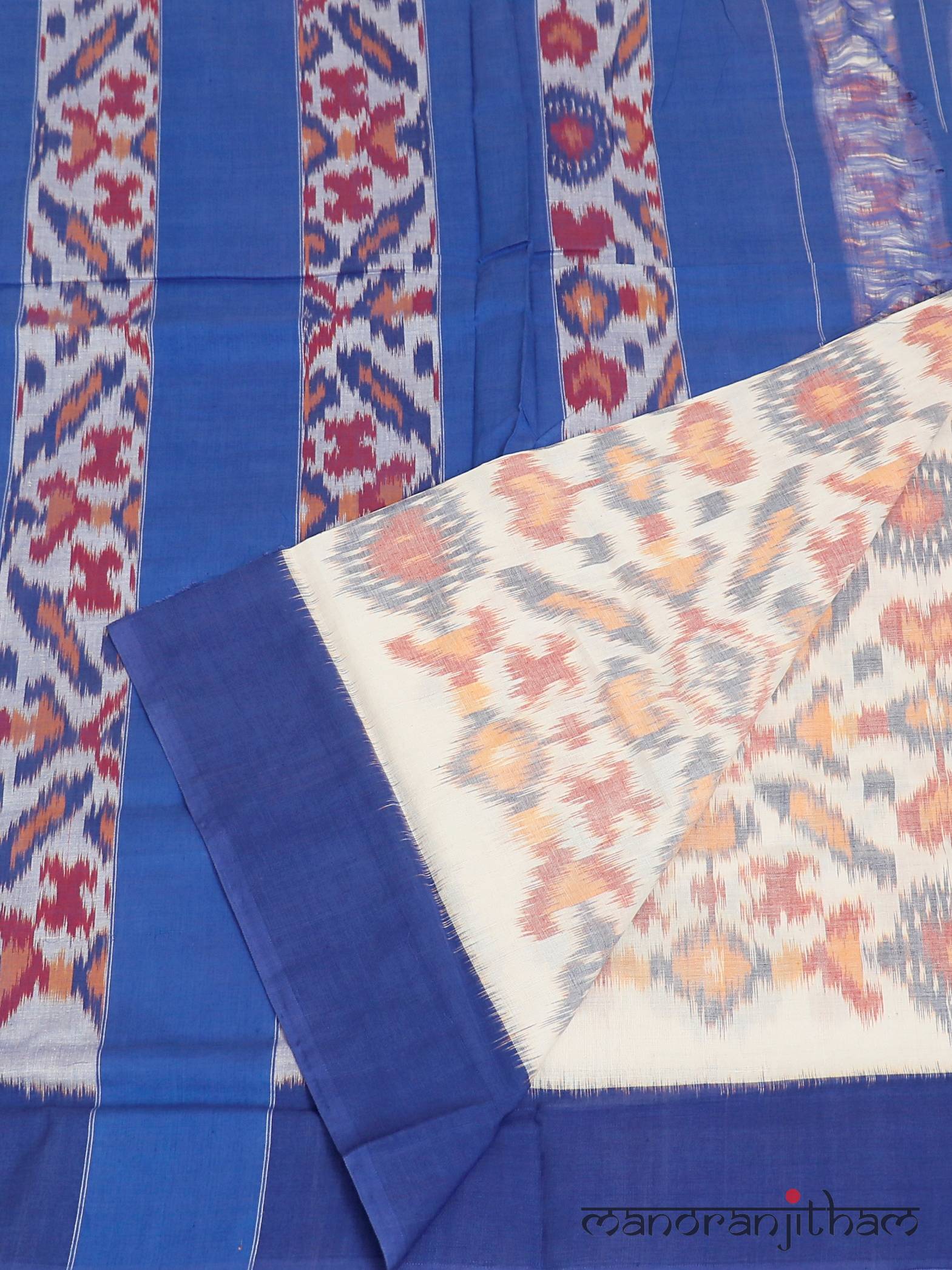 Pochampally Cotton with Ikkat Patterns