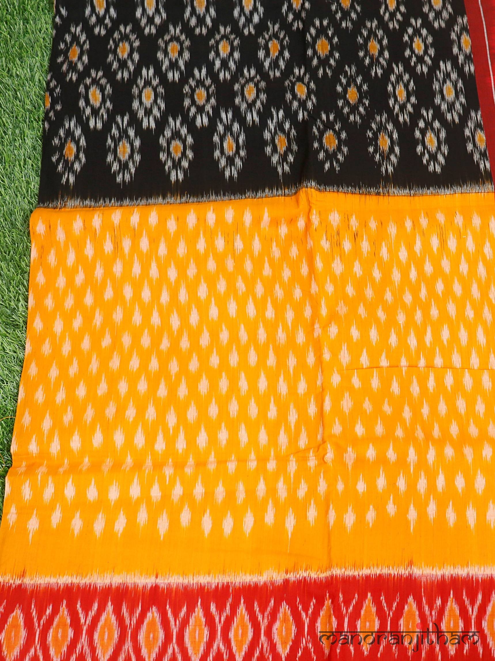 Pochampally Cotton with Ikkat Patterns