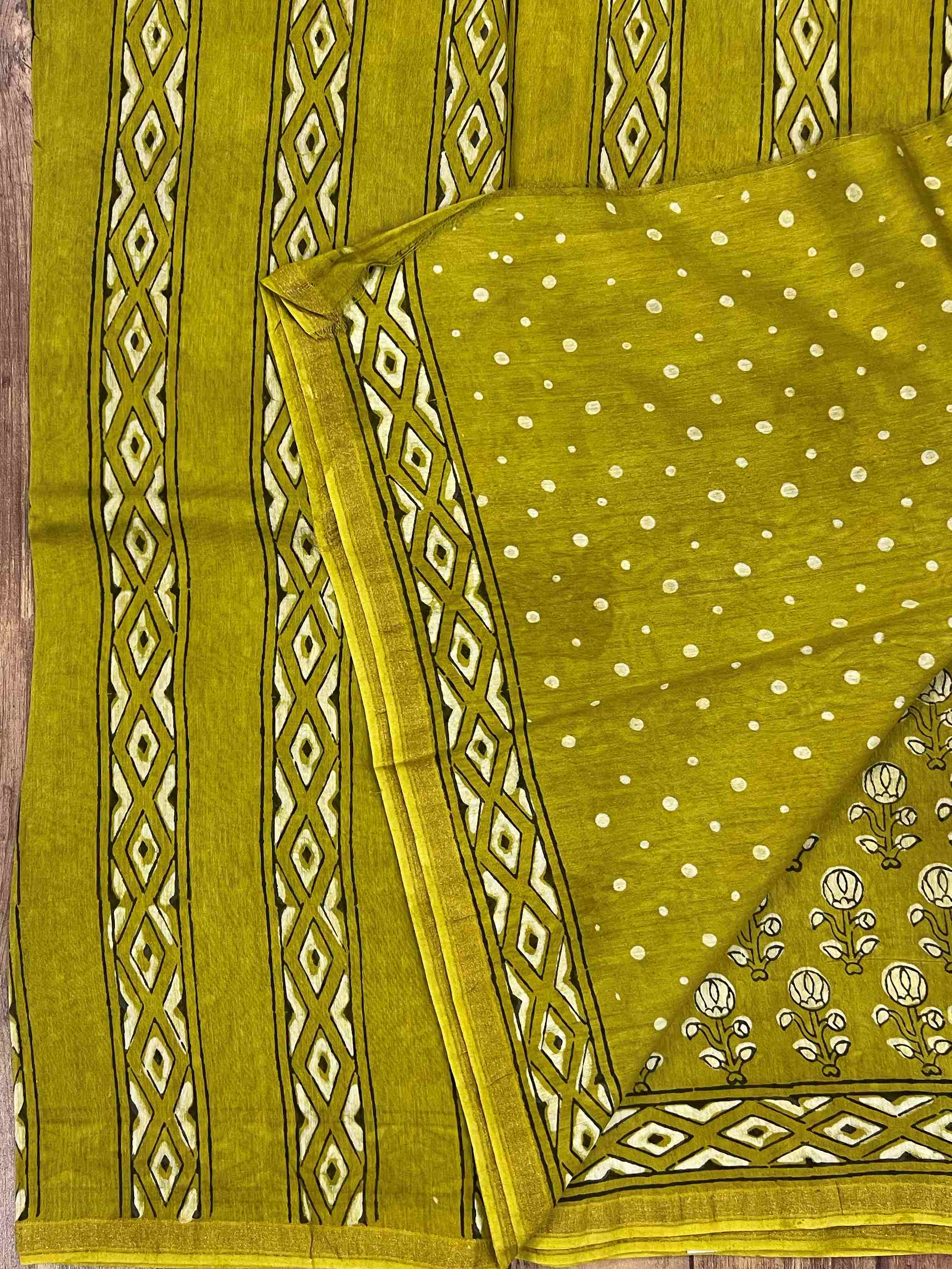 Chanderi Silk Block Prints