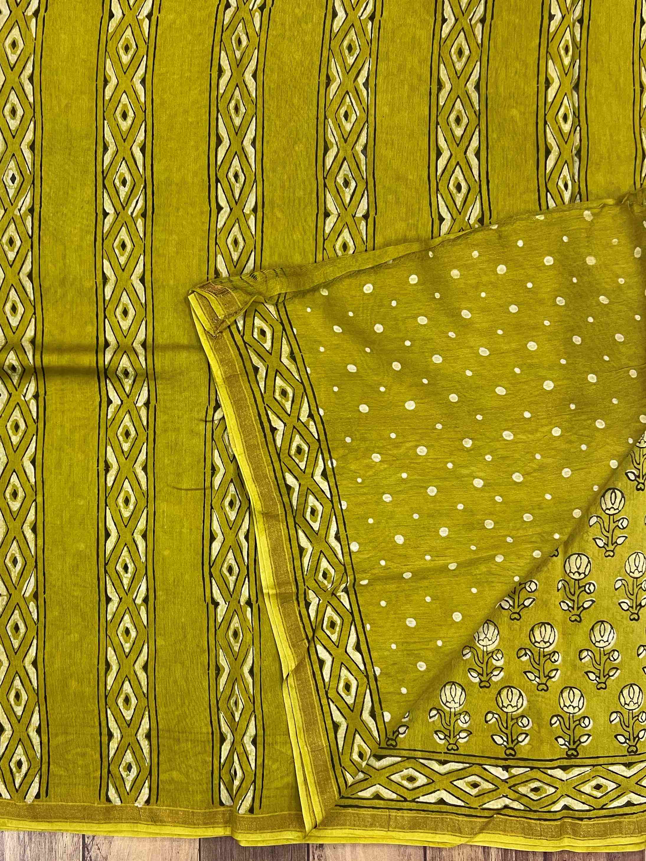 Chanderi Silk Block Prints