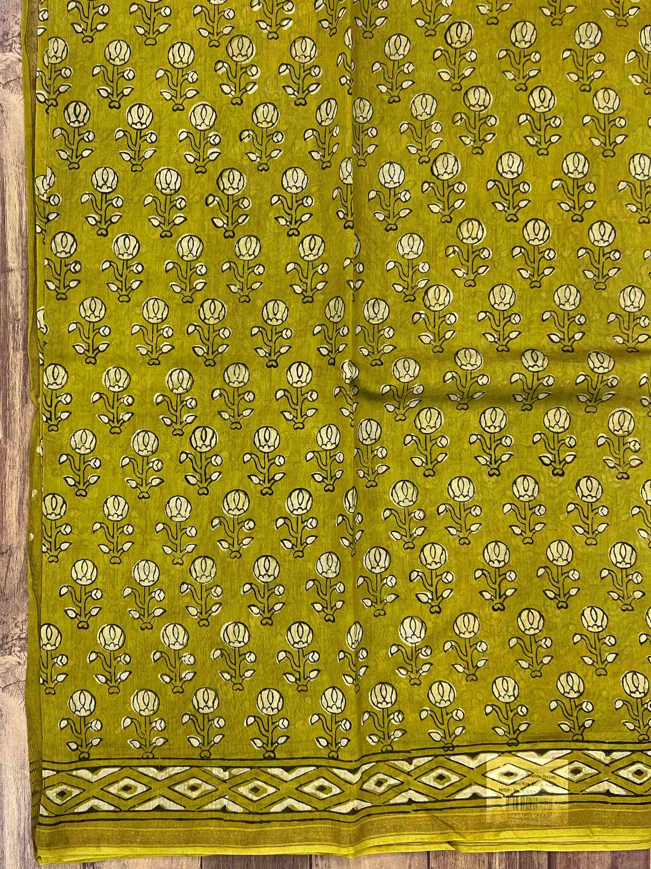 Chanderi Silk Block Prints