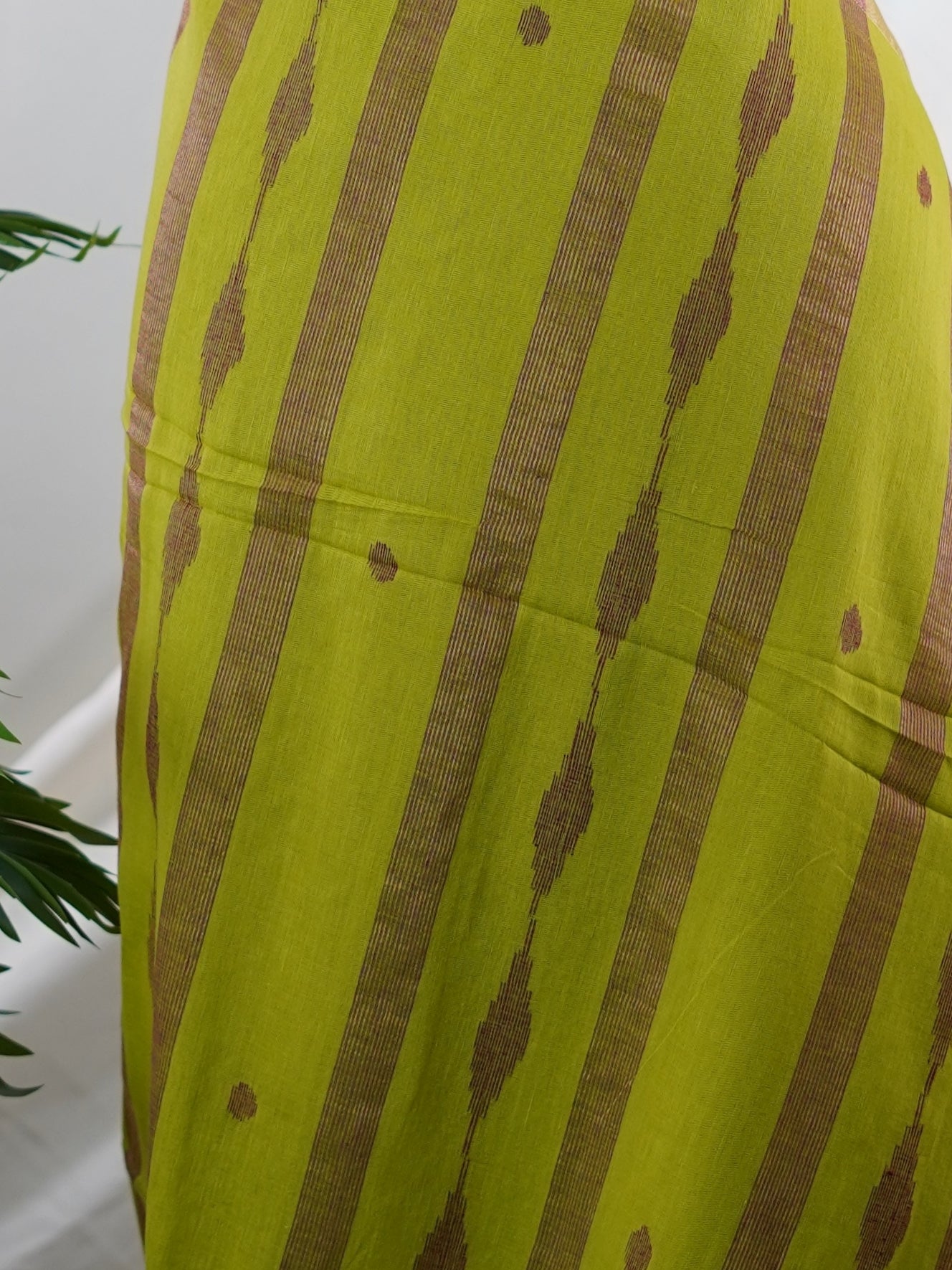 Cotton Green 100% Pure Cotton - Manoranjitham Weaves - Handloom Store