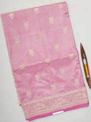 Katan Light Pink 100% Pure Katan Silk Manoranjitham Weaves - Handloom Store