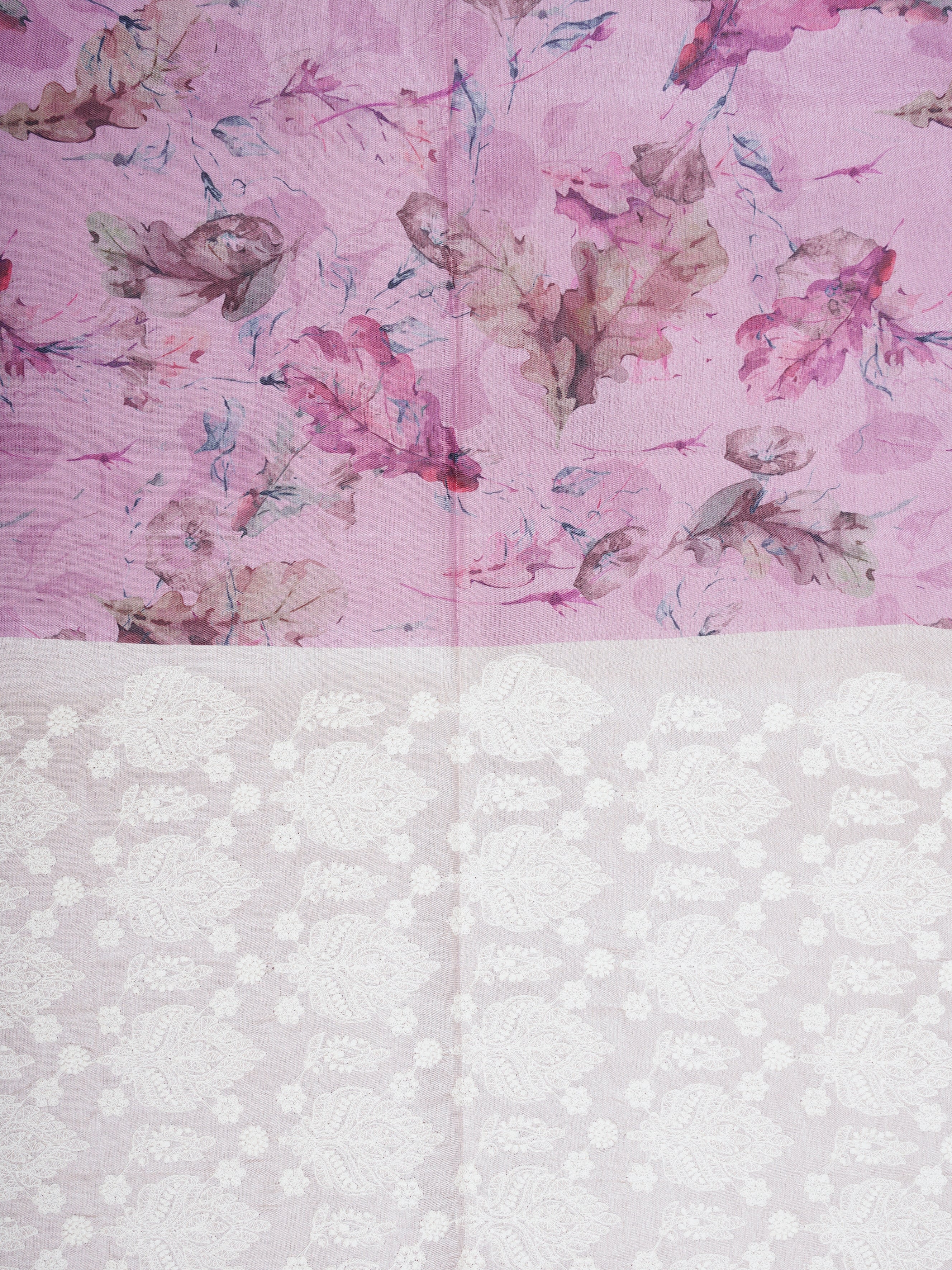 Katan Cream Semi Silk - Manoranjitham Weaves - Handloom Store