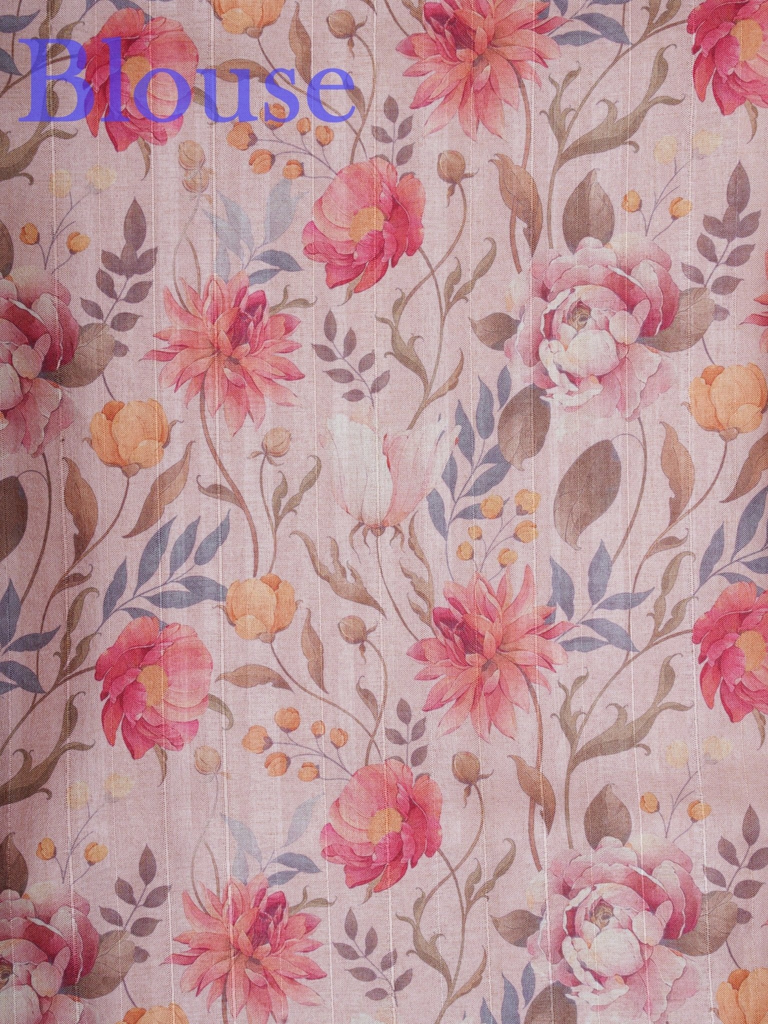 Net Peach Semi Crush Tissue