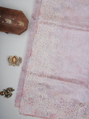 Net Peach Semi Crush Tissue