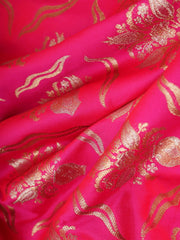 Katan Pink Katan Semi Silk Manoranjitham Weaves - Handloom Store