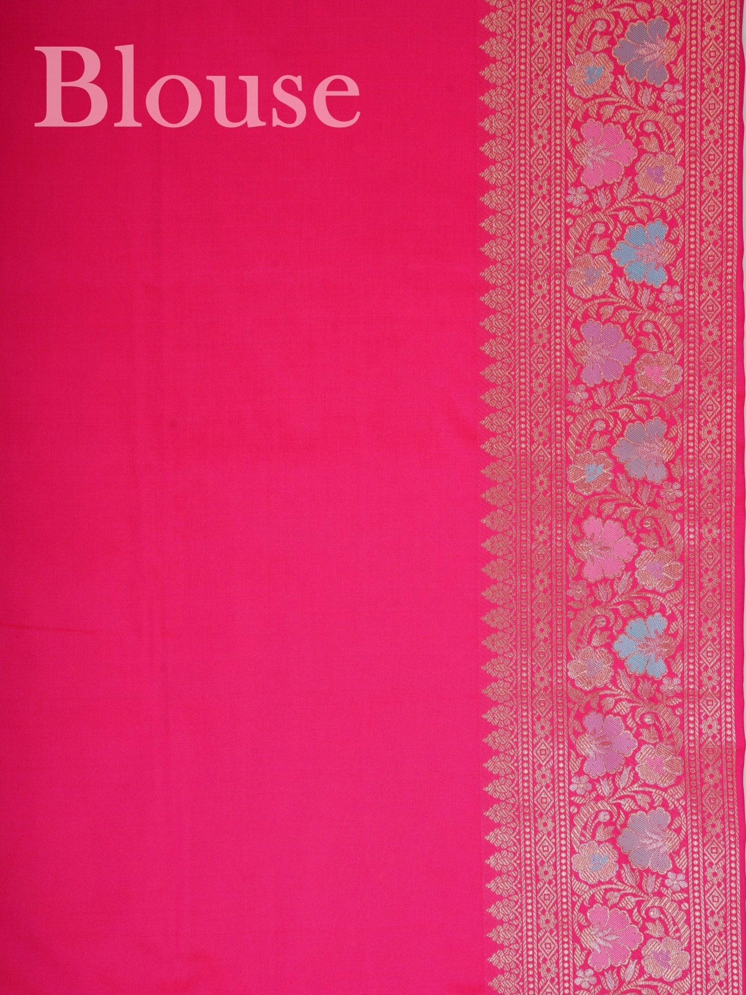 Katan Pink Katan Semi Silk Manoranjitham Weaves - Handloom Store