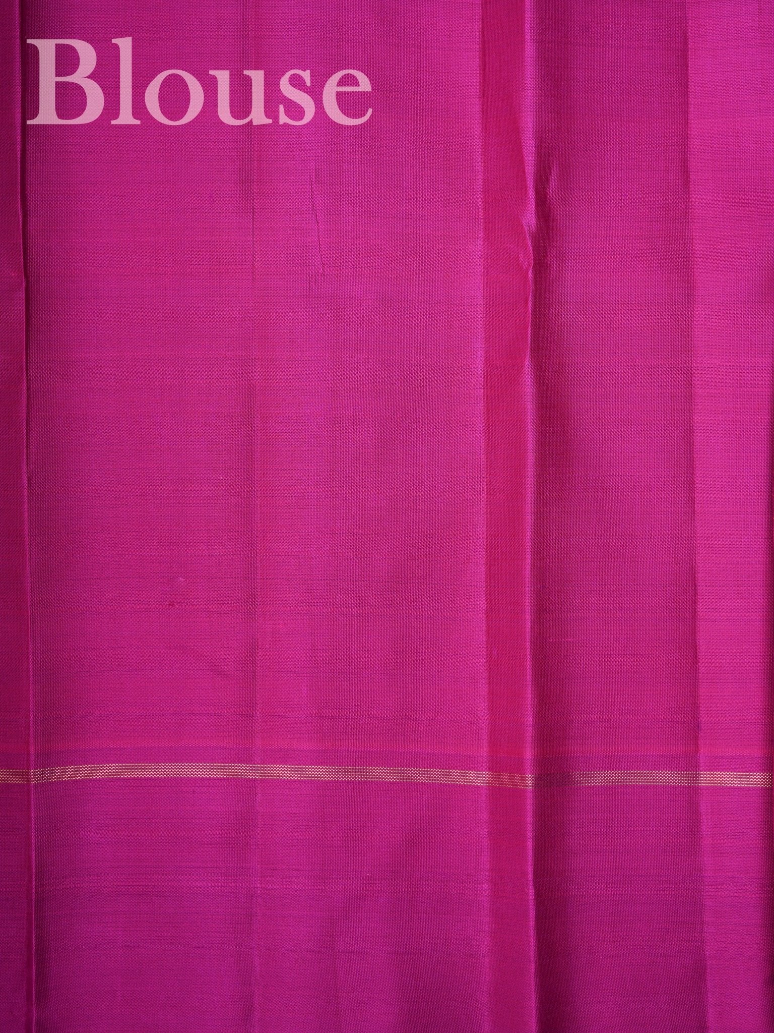 Kanchipuram Silk Magenta Pink 100% Pure Silk  - Manoranjitham Weaves - Handloom Store