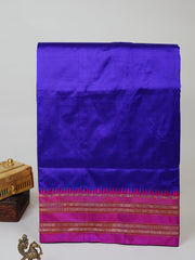 Narayanpet MS Blue 100% Pure Silk  Manoranjitham Weaves - Handloom Store