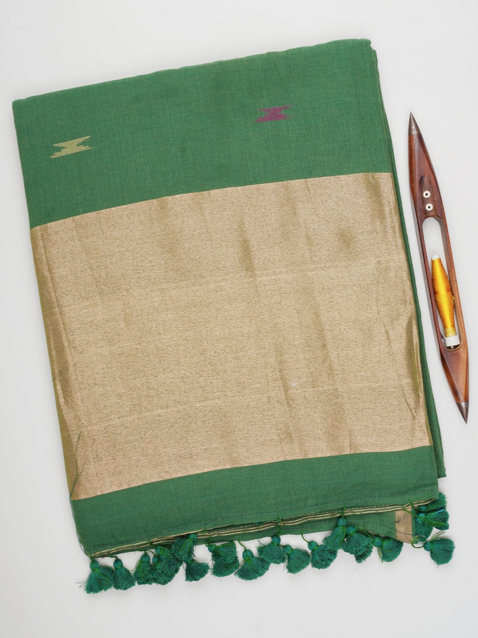 Cotton Green 100% Pure Cotton Manoranjitham Weaves - Handloom Store