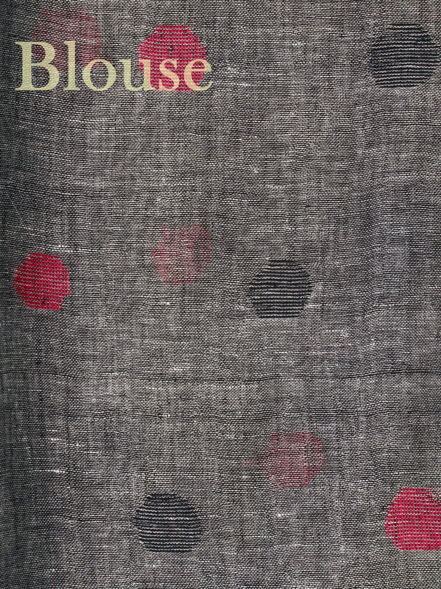 Linen Black 100% Pure Linen Manoranjitham Weaves - Handloom Store