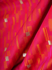 Katan Pink Semi Katan Silk Manoranjitham Weaves - Handloom Store