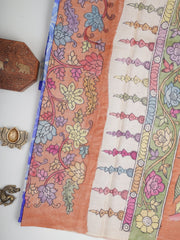 Tussar  100% Pure Tussar Manoranjitham Weaves - Handloom Store