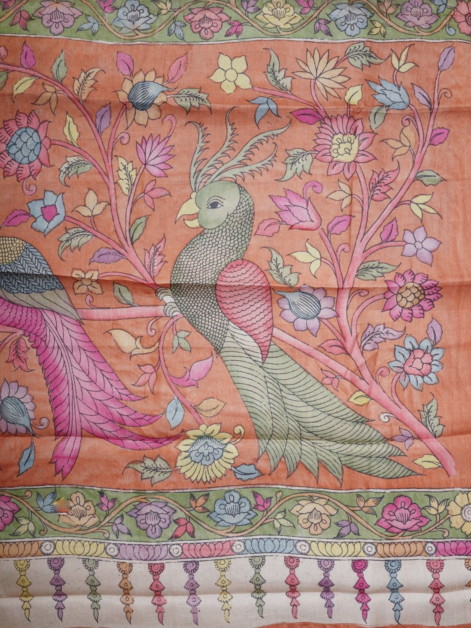 Tussar  100% Pure Tussar Manoranjitham Weaves - Handloom Store