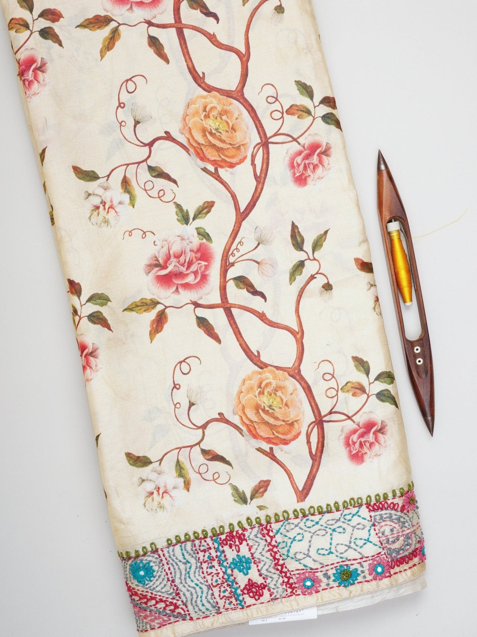 Tussar  100% Pure Tussar Manoranjitham Weaves - Handloom Store