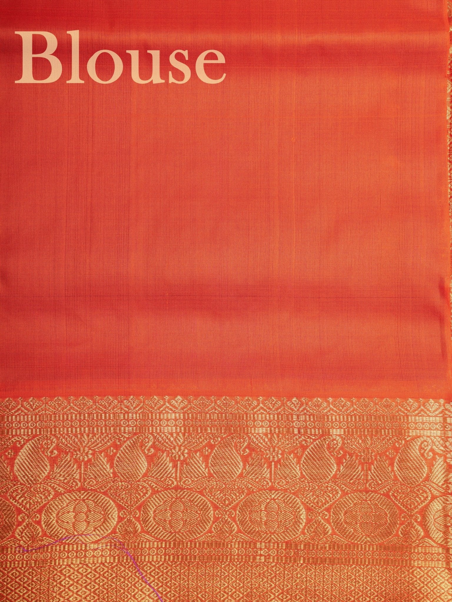 Venkatagiri Silk Purple 100% Pure Silk  - Manoranjitham Weaves - Handloom Store