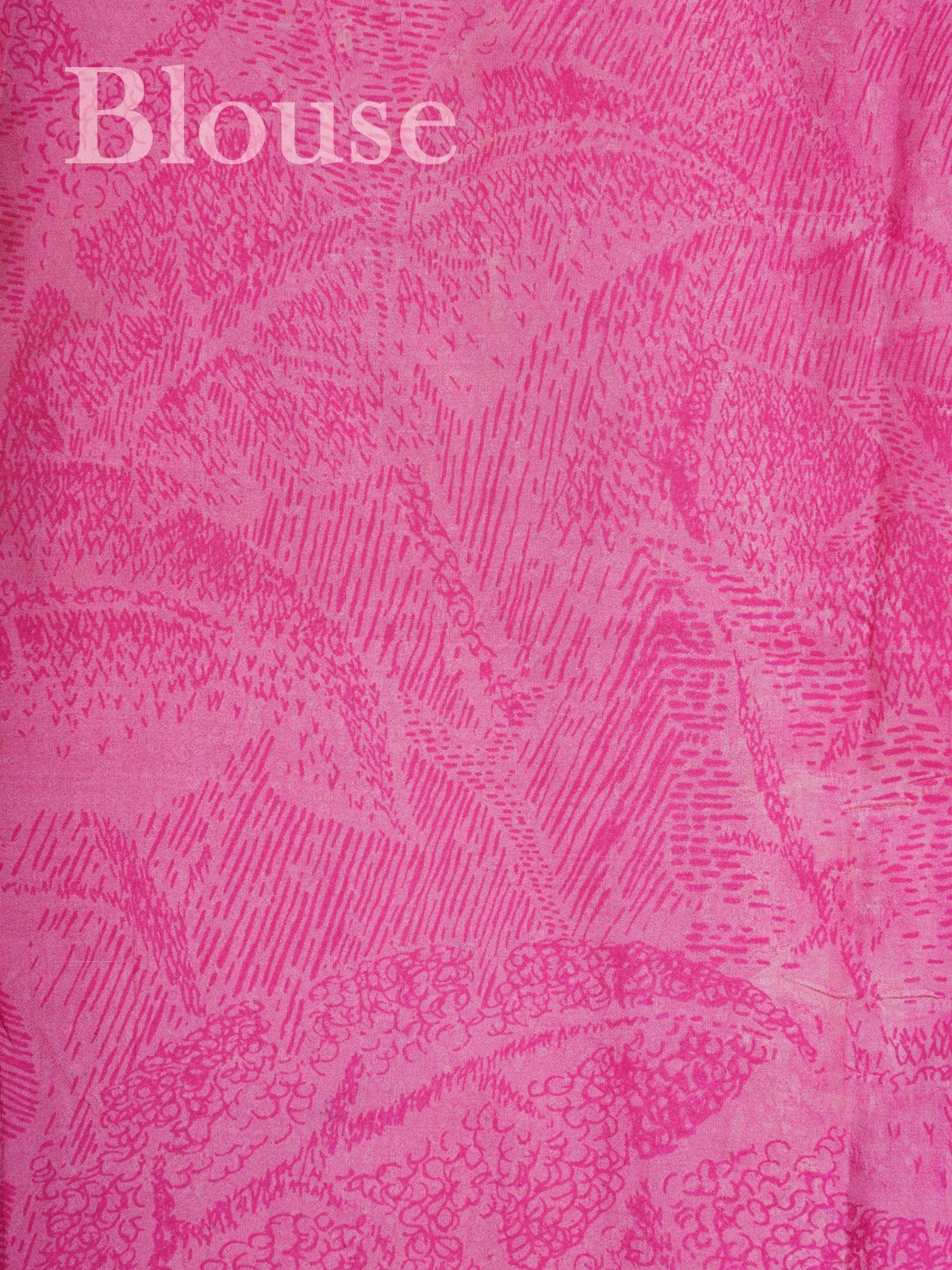 Satin Pink Semi Mushru Manoranjitham Weaves - Handloom Store