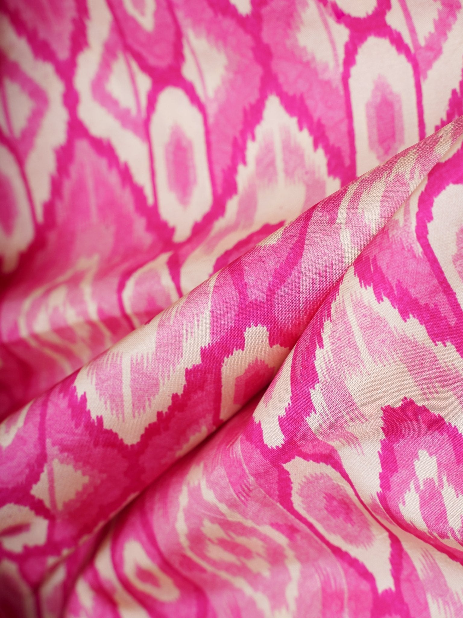 Satin Pink Semi Mushru Manoranjitham Weaves - Handloom Store