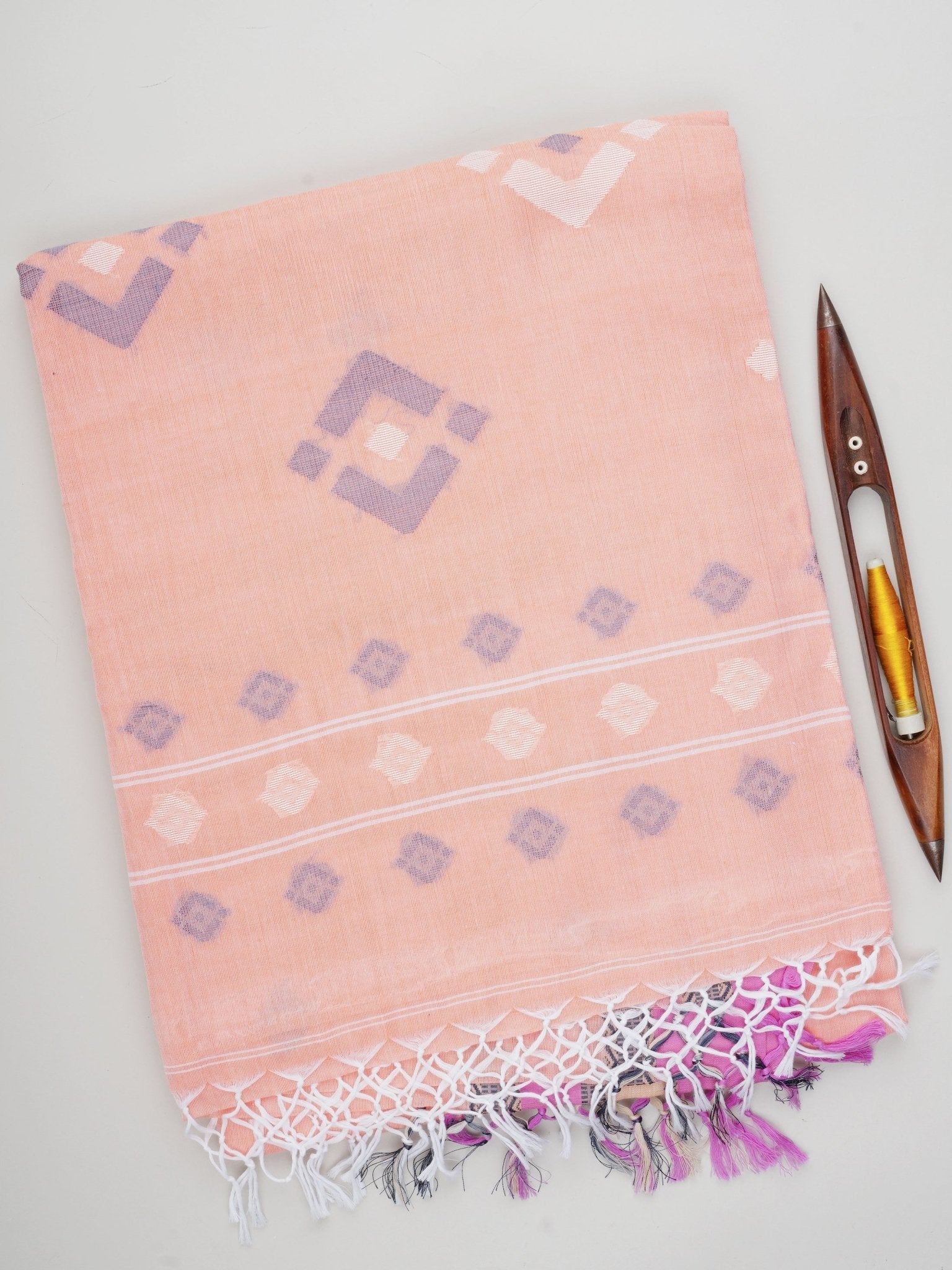 Cotton Pink 100% Pure Cotton Manoranjitham Weaves - Handloom Store