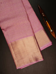 Kanchipuram Silk Baby Pink 100% Pure Silk  Manoranjitham Weaves - Handloom Store