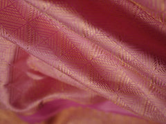 Kanchipuram Silk Baby Pink 100% Pure Silk  Manoranjitham Weaves - Handloom Store