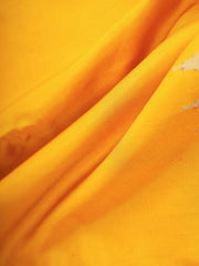 Gadwal Silk Yellow 100% Pure Silk  Manoranjitham Weaves - Handloom Store
