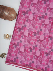 Katan Cream Semi Silk Manoranjitham Weaves - Handloom Store
