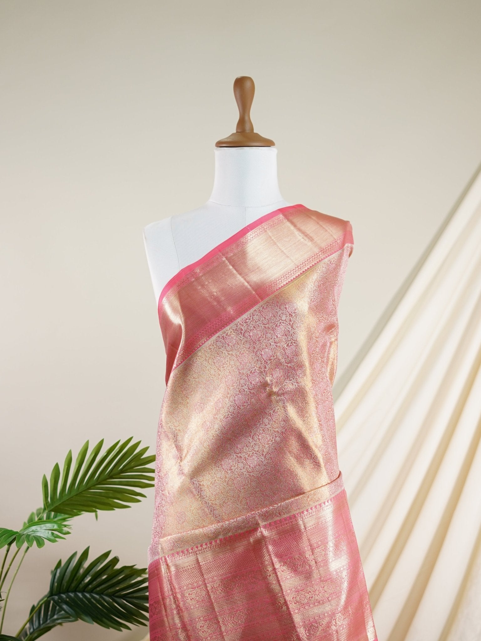 Kanchipuram Silk  100% Pure Silk  - Manoranjitham Weaves - Handloom Store