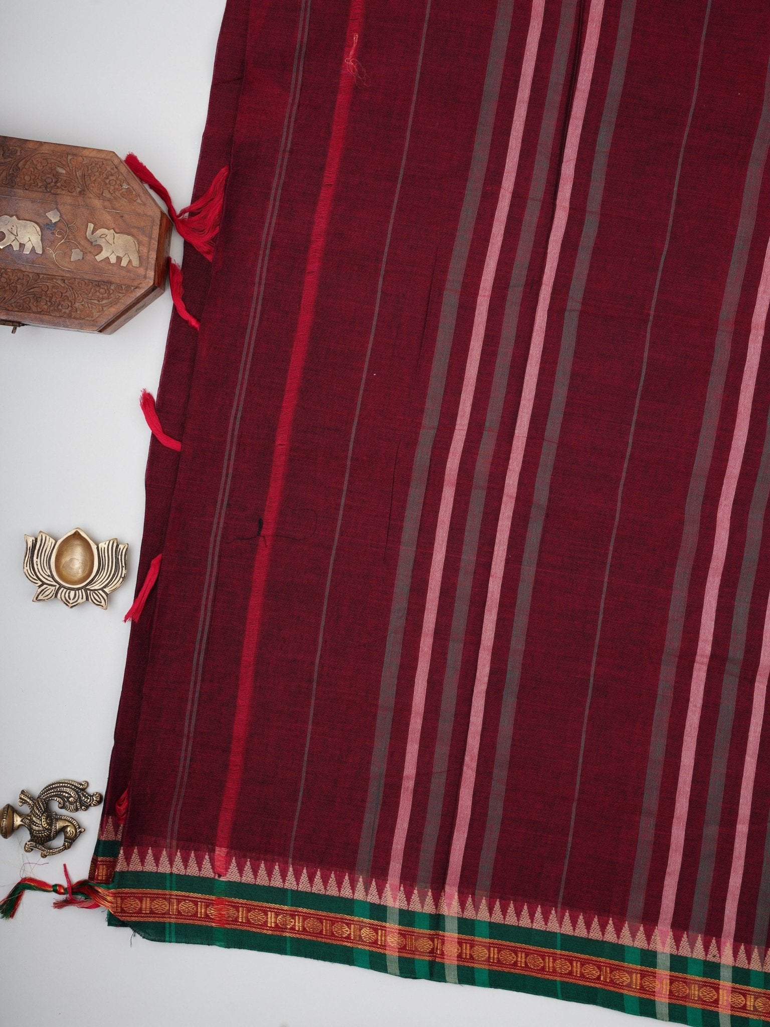 Narayanpet  100% Handspun Cotton - Manoranjitham Weaves - Handloom Store
