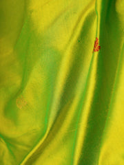 Narayanpet Parrot Green 100% Pure Silk  Manoranjitham Weaves - Handloom Store