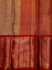 Kanchipuram Silk Gold  100% Pure Silk  Manoranjitham Weaves - Handloom Store