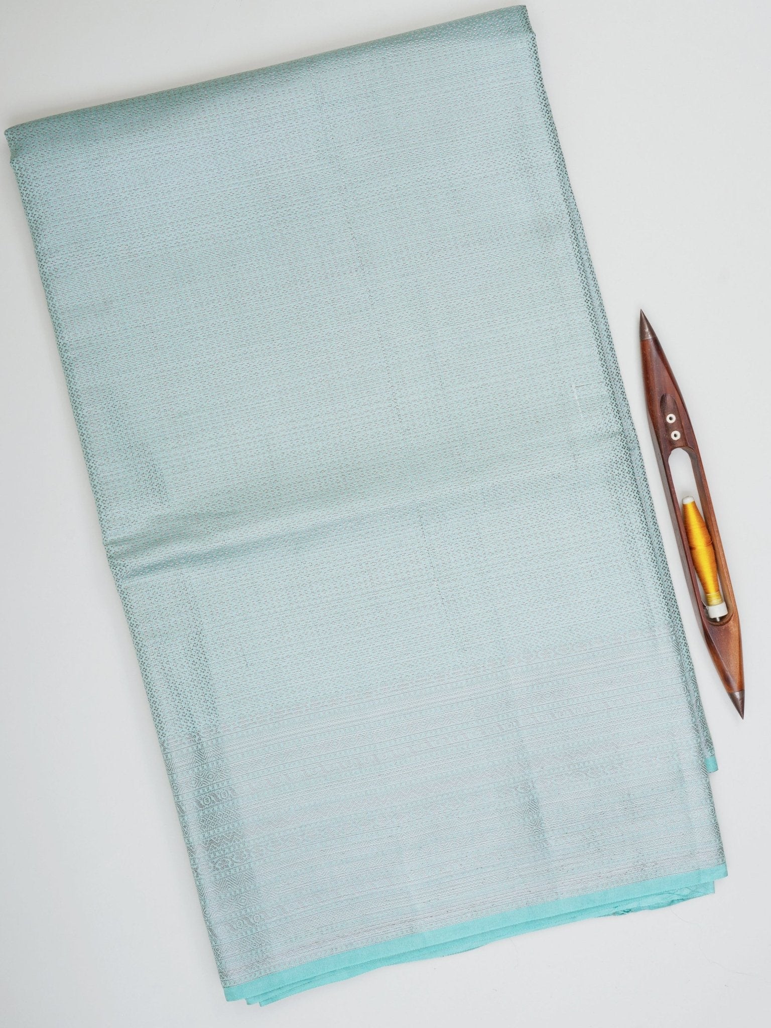 Chiniya Silk Powder Blue 100% Pure Chiniya Silk  Manoranjitham Weaves - Handloom Store