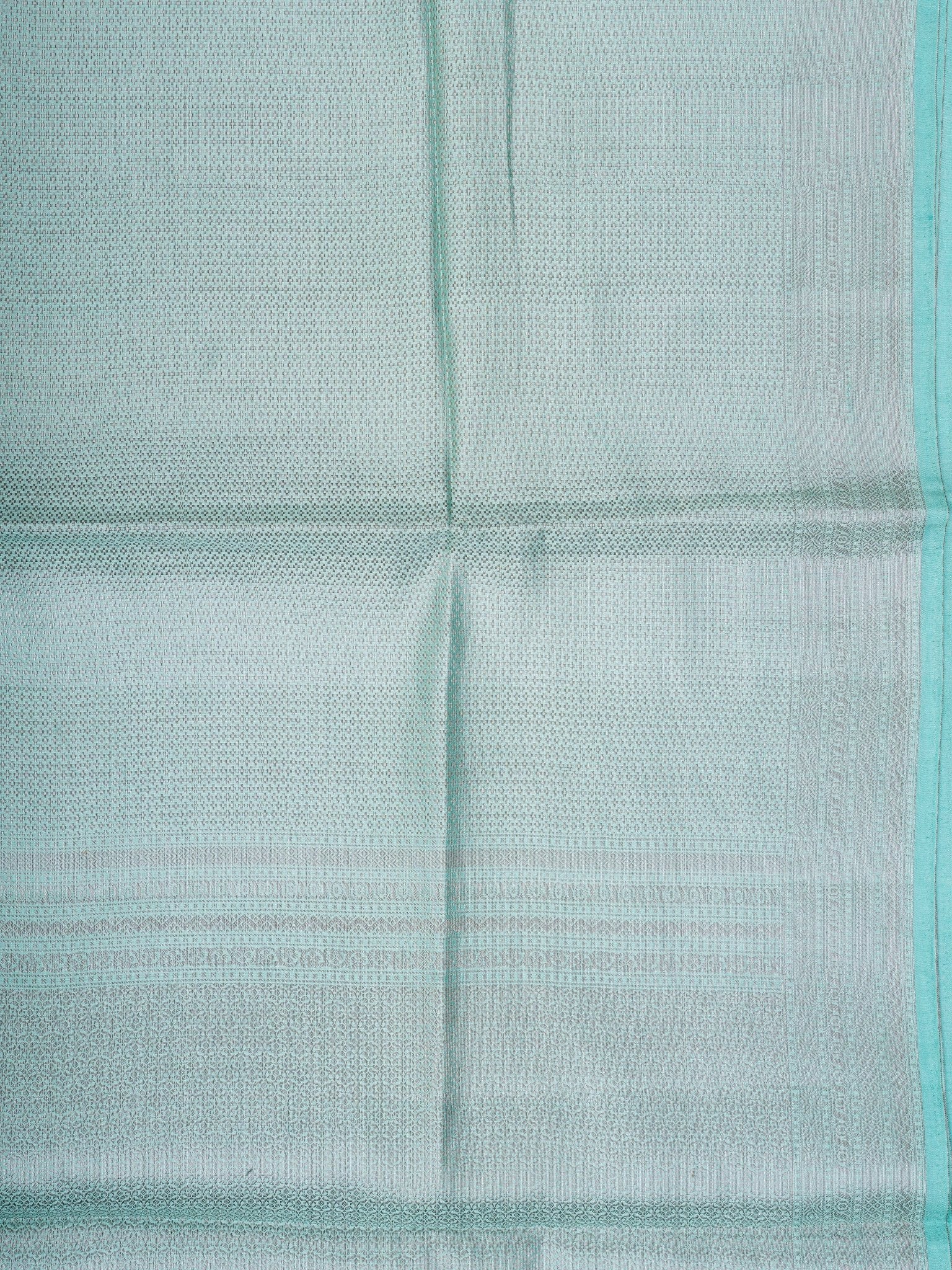 Chiniya Silk Powder Blue 100% Pure Chiniya Silk  Manoranjitham Weaves - Handloom Store