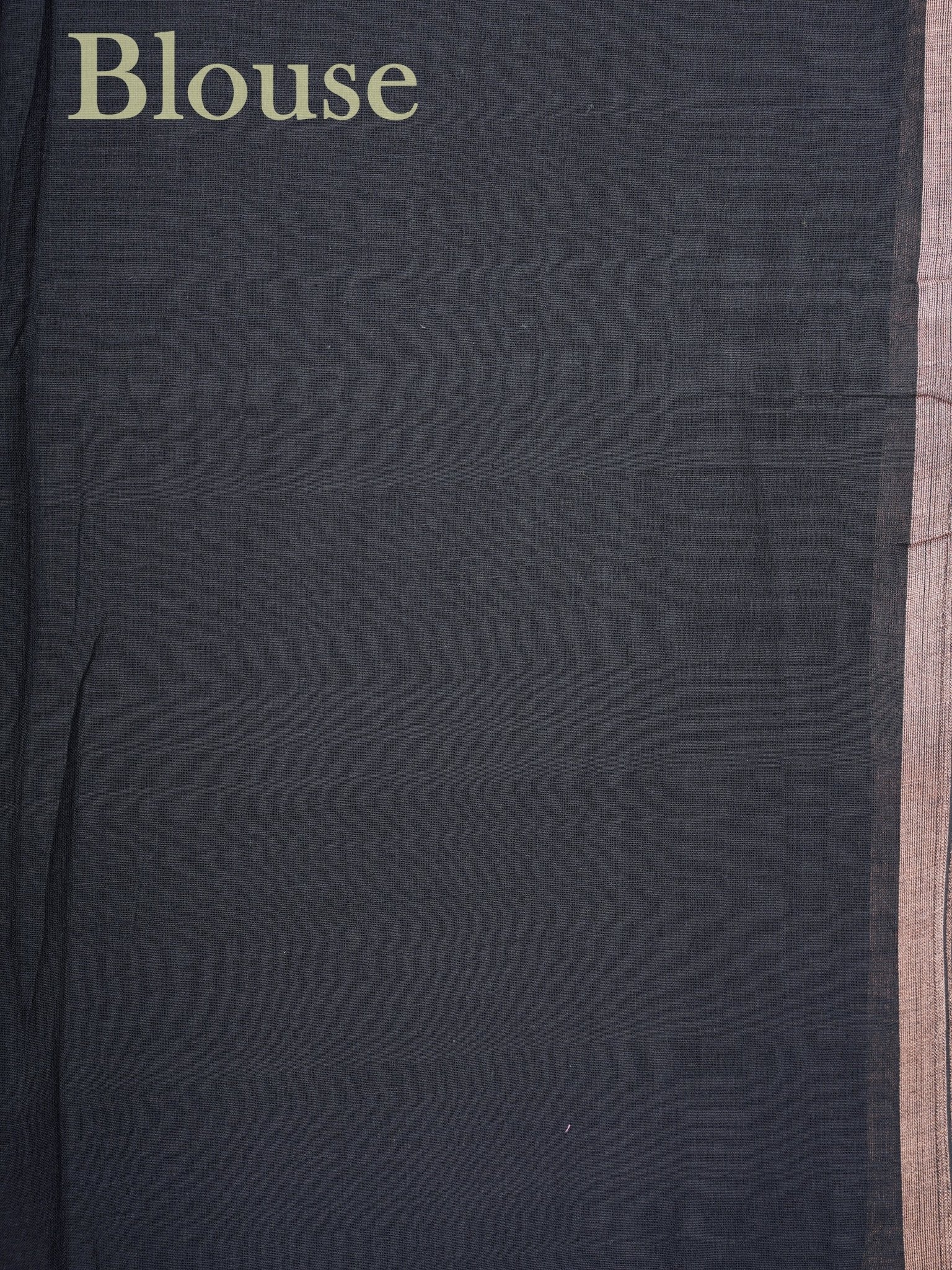 Cotton Black 100% Pure Cotton Manoranjitham Weaves - Handloom Store