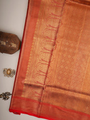 Kanchipuram Silk Green 100% Pure Silk  Manoranjitham Weaves - Handloom Store