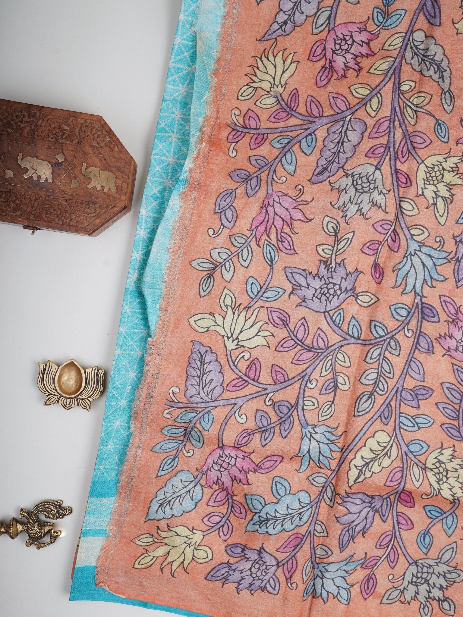 Tussar  100% Pure Tussar Manoranjitham Weaves - Handloom Store