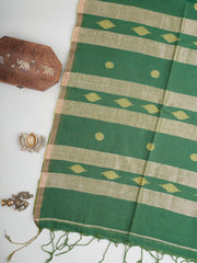 Cotton Green 100% Pure Cotton Manoranjitham Weaves - Handloom Store