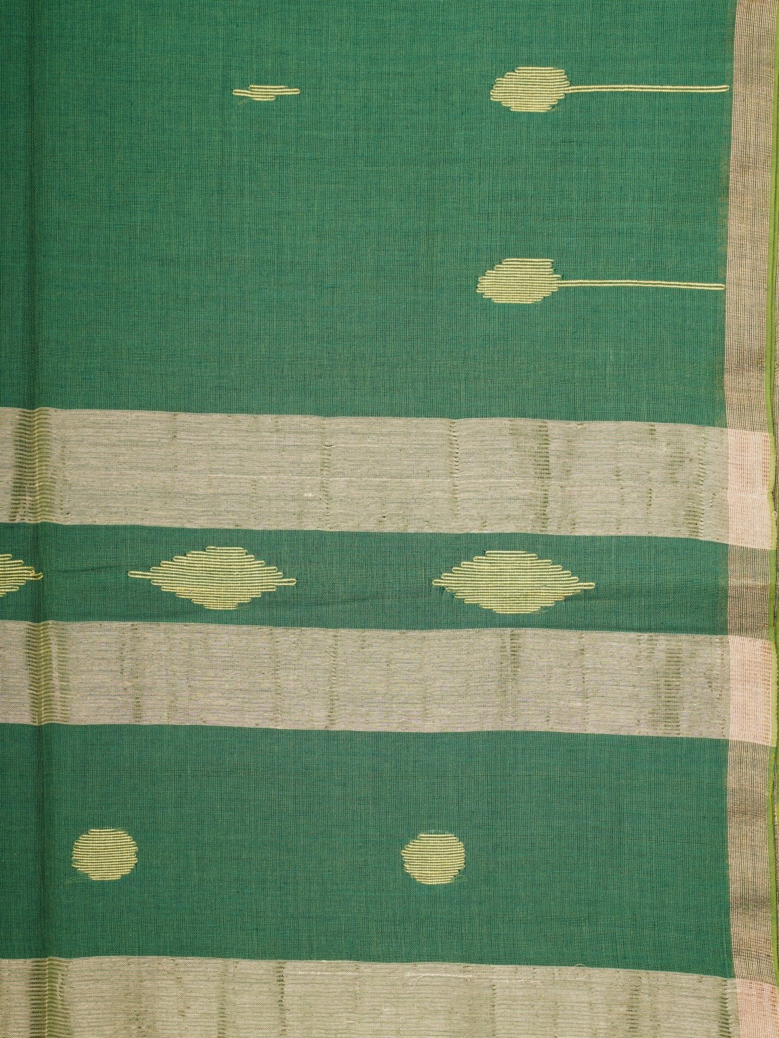 Cotton Green 100% Pure Cotton Manoranjitham Weaves - Handloom Store