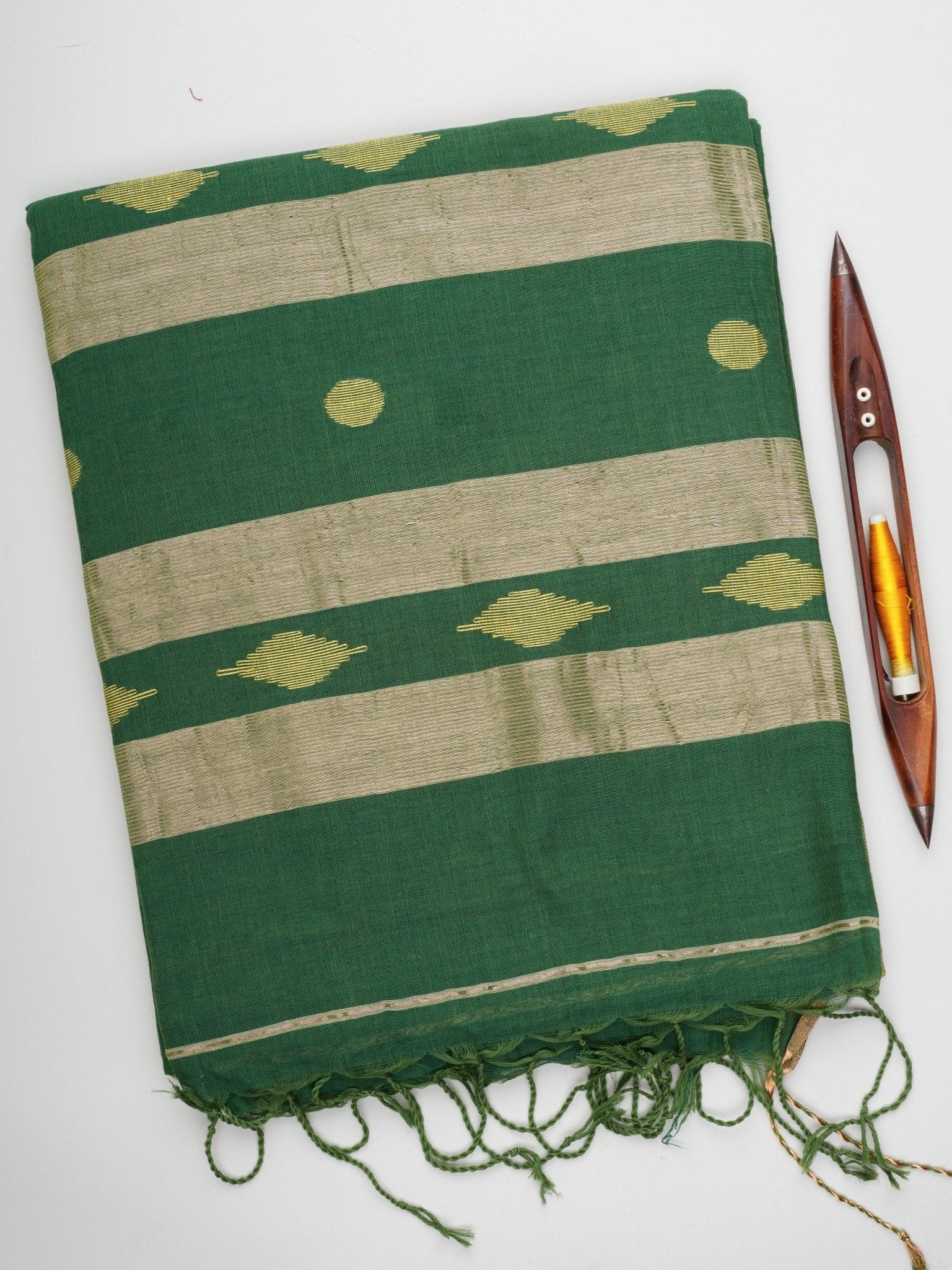 Cotton Green 100% Pure Cotton Manoranjitham Weaves - Handloom Store