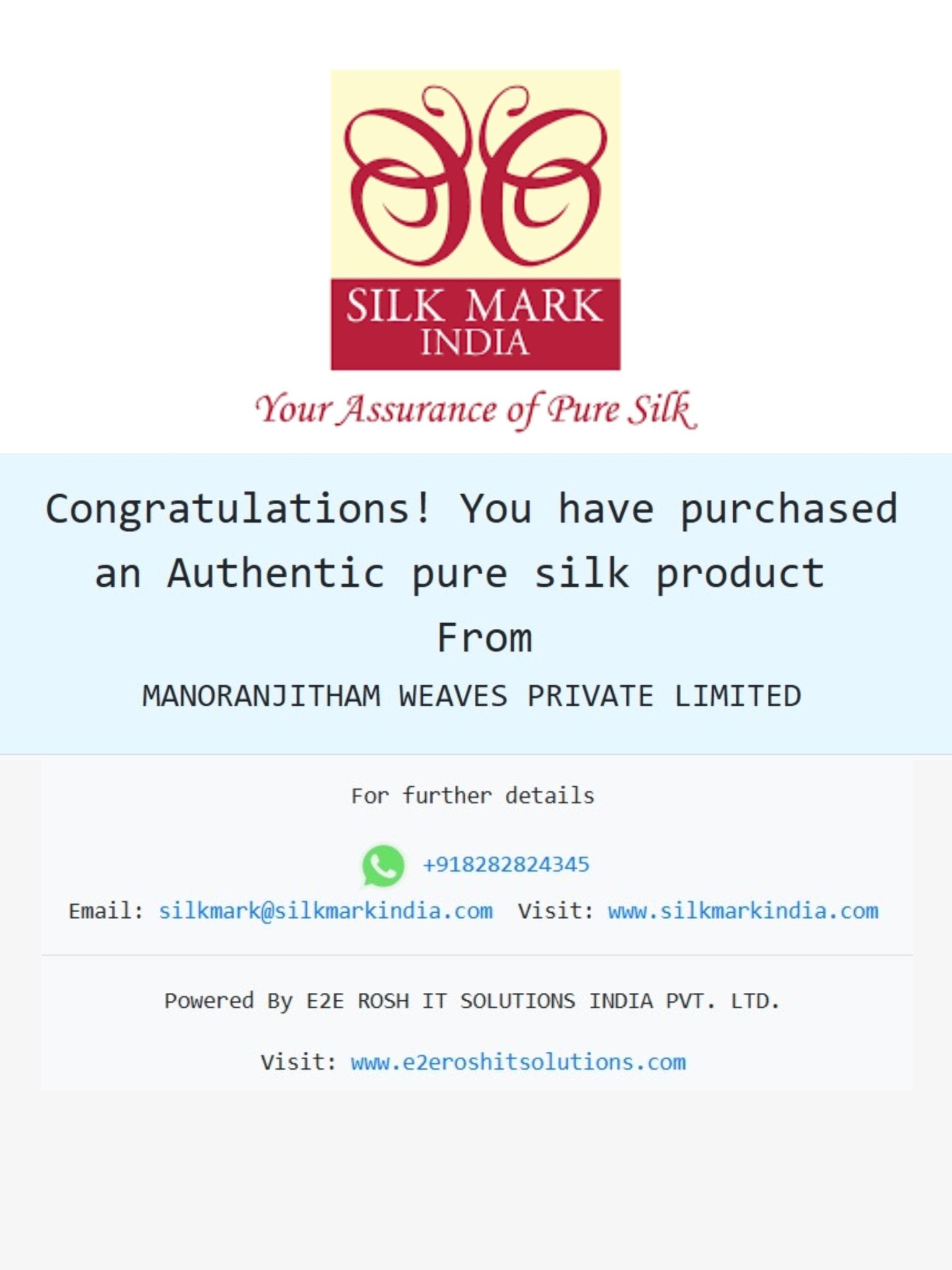 Gadwal Silk Red 100% Pure Silk  Manoranjitham Weaves - Handloom Store