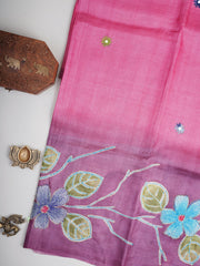 Tussar  100% Pure Tussar Manoranjitham Weaves - Handloom Store