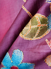 Tussar  100% Pure Tussar Manoranjitham Weaves - Handloom Store